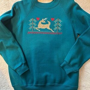 Vintage Hanes Christmas sweater / women’s medium